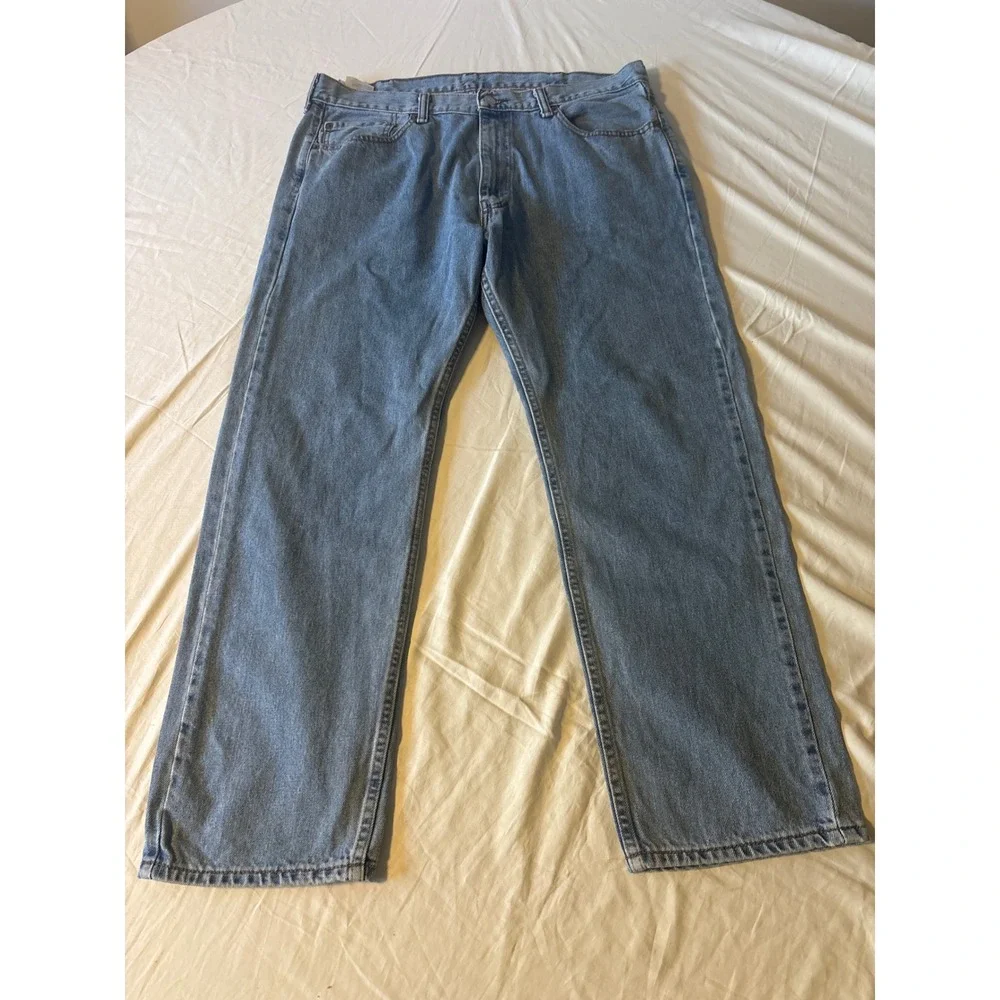 Levi's‎ 505 Regular Fit Jeans Mens 38x30 Blue Excellent Straight Leg Denim